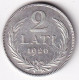 MONEDA DE PLATA DE LETONIA DE 2 LATI DEL AÑO 1926  (COIN) SILVER-ARGENT - Letland