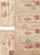 Lot De  16  - De Italie Vers Suisse 1892 -1893 -1894 -Entier Postal - Entiers Postaux