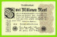 ALLEMAGNE / 2.000.000 / 2 MILLIONS De MARK / 09 AOUT 1923  / PRESQUE SUP / UNIFACE - 2 Miljoen Mark