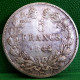 MONNAIE LOUIS PHILIPPE I  , 5 FRANCS 1844 W LILLE  FRANCE OLD SILVER COIN - 5 Francs