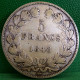 MONNAIE LOUIS PHILIPPE I  , 5 FRANCS 1848 A PARIS Argent  FRANCE OLD SILVER COIN - 5 Francs