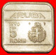 * NETHERLANDS (1995-2005): ARUBA  5 FLORIN 1996! BEATRIX (1980-2013) · LOW START ·  NO RESERVE! - Aruba