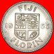 * GREAT BRITAIN (1957-1965): FIJI  1 FLORIN 1965 LION! ELIZABETH II (1953-2022) · LOW START ·  NO RESERVE! - Fidschi