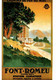 19501 PUBLICITE  Chemins De Fer Du MIDI  FONT ROMEU  Station Climatique Toute L'Année  Reproduction Affiche (2 Scans) - Publicité