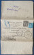 France 1938 Entier Postal Chaplain 1.50 F Noir +50 C Semeuse Format 278 X 238 Mm. + Griffe Pour La Recommandation CHA P4 - Pneumatische Post