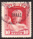 CRETE 1908 Cretan State 10 L.red Overprinted With Black Small ELLAS With Fallen A Vl. 55 - Creta