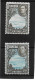 BERMUDA 1941 2½d LIGHT BLUE AND SEPIA - BLACK SG 113a; 1952 2½d BRIGHT BLUE AND DEEP SEPIA-BLACK SG 113ac LMM Cat £14 - Bermuda