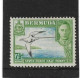 BERMUDA 1941 7½d BLACK, BLUE AND BRIGHT GREEN SG 114b MINT NO GUM Cat £12 - Bermuda