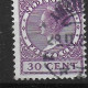 Netherlands 1924 Nr 158 PM Error Plattenfehler Plaatfout - Abarten Und Kuriositäten