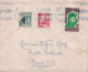 TUNISIE - ENVELOPPE POUR LA FRANCE EN POSTE RESTANTE - VERSO TAXE GERBE DE POSTE RESTANTE LE 6-9-1958. - 1859-1959 Briefe & Dokumente