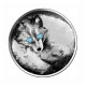 Ghana Coin 5 Cedis 2020 Blue Diamond Arctic Fox 1 Oz Silver Box Very Rare 02393 - Ghana