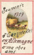 ALLEMAGNE - Souvenir 1919 De Garzweiler - Colorisé - Carte Postale Ancienne - Sonstige & Ohne Zuordnung