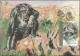 Israel 1992 Maximum Card Chimpanzee Monkeys The Jerusalem Zoo [ILT1640] - Maximumkarten
