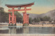 JAPON HIROSHIMA BIG TORII AT ITSUKUSHIMA SHRINE AKI - Hiroshima