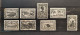 Congo Belge - 64/71 - Tirage En Noir Et Blanc - 1915 - Défauts - Sans Gomme - Unused Stamps