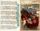 CHROMO DOUBLE LU CALENDRIER 1905 TRAMWAY - Lu