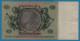 DEUTSCHES REICH 50 REICHSMARK 30.03.1933  # A.02568864 P# 182b David Hansemann - 50 Reichsmark