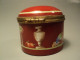 Delcampe - Petite Boite Porcelaine De Paris Monture Laiton Le Tallec - Other & Unclassified