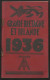Calendar Of Pocket ( 1937 ) Grande Britagne Et Ireland  Calendar Of Events... 7 X 12  Cm (see Sales Conditions) 9514 - Petit Format : 1921-40