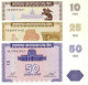 Armenia 10 25 50  Դրամ (Dram) 1993, UNC Set (P-33a,34a,35a) - Arménie