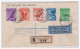 Liechtenstein (001088) Luftpostbrief Mit MNR 143/ 147, Gelaufen Triesenberg Nach Oakland USA Am 13.1.1936 - Lettres & Documents