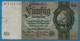 DEUTSCHES REICH 50 REICHSMARK 30.03.1933 LETTER E # P.01704719 P# 182a  David Hansemann - 50 Reichsmark