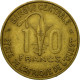 Monnaie, West African States, 10 Francs, 1959, Paris, TTB, Aluminum-Bronze, KM:1 - Ivory Coast