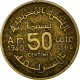 Monnaie, Maroc, Mohammed V, 50 Centimes, 1945, Paris, TTB, Aluminum-Bronze - Maroc