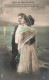 COUPLE - Idylle Au Clair De Lune - Un Couple Près Du Lac Dans La Nuit - Colorisé - Carte Postale Ancienne - Couples