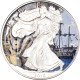 Monnaie, États-Unis, Silver Eagle, Dollar, 2016, Philadelphie, Colorisé, FDC - Silber