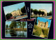 CPM ST SAINT PRIEST 69 - Multi Vue Hotel De Ville Maison Du Peuple Lac Clairon Chateau  Voyagé 1976 - Saint Priest