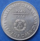 DDR · GDR - 10 Mark 1974 A "25th Anniversary GDR" KM# 50 German Democratic Republic (1948-1990) - Edelweiss Coins - 10 Marchi