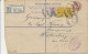 GB 1907 EVII 2d+1d Brown Large Postal Stationery Registered Envelope (Huggins & Baker RP25 Size H, Cut At Left) Fine Use - Brieven En Documenten