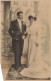 NOCES - Pendant - Phot De Mariage D'un Couple - Carte Postale Ancienne - Nozze