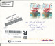 Cuba Registered Cover Sent To Germany With More Topic Stamps On Front And Backside Of The Cover - Covers & Documents