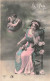 COUPLE - Le Rêve - Femme Pensant à Son Amant - Rex - Carte Postale Ancienne - Couples