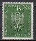 MiNr. 163, Postfrisch; 50 Jahre Deutsches Museum München; Gepr. Schlegel - Ungebraucht