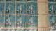 Panneau 50 Timbres, Variété Sur Semeuse 25/30c Bleu, N°217,   ................ ISN-51 - Unused Stamps