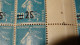 Panneau 50 Timbres, Variété Sur Semeuse 25/30c Bleu, N°217,   ................ ISN-51 - Nuovi