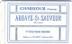 86 - Vienne - CHARROUX - ABBAYE St SAUVEUR - Carnet De 11 Cartes Complet - Charroux