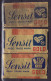 "SENSIT GOLD" Razor Blade Old Vintage 3 WRAPPERS (see Sales Conditions) - Rasierklingen