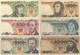 Pologne : Série De 6 Billets : 50 (1988) + 100 (1986) + 200 (1982) + 500 (1982) + 1000 (1982) + 2000 (1979) Zlotych - Pologne