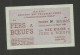 BILLET TICKETS MATIERES Premieres  OCRPI 1948   10 KILOS  Fer à  Bœufs - Bons & Nécessité