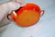 C150 Ecuelle De Cuisine - Orange - Diam 24 Cm - Bon état - Pentole