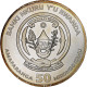 Rwanda, 50 Francs, Guépard, 2013, BE, Argent, SUP+, KM:38 - Rwanda