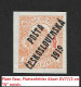 Czechoslovakia 1919. MNH ** Mi 113 Sc B98 POSTA CESKOSLOVENSKA, Plate Flaw, Hungarian Stamps. Tschechoslowakei. - Nuovi