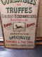 Delcampe - Plaque Tôle Lithographiée 1900 Truffes Ruffec Claudot-Deschandeliers (Charente) - Verzekeringen