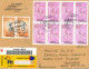 TURKEY  - 2017, REGISTERED STAMPS COVER TO DUBAI.. - Cartas & Documentos