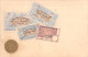 Représentation De Monnaie - Billet Et Pièce En Relief - FRANCS - Carte Postale Ancienne - Monedas (representaciones)