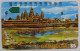 CAMBODIA - Anritsu - ANGKOR RUINS - Smaller Control Number - $5 - Used - Cambodge